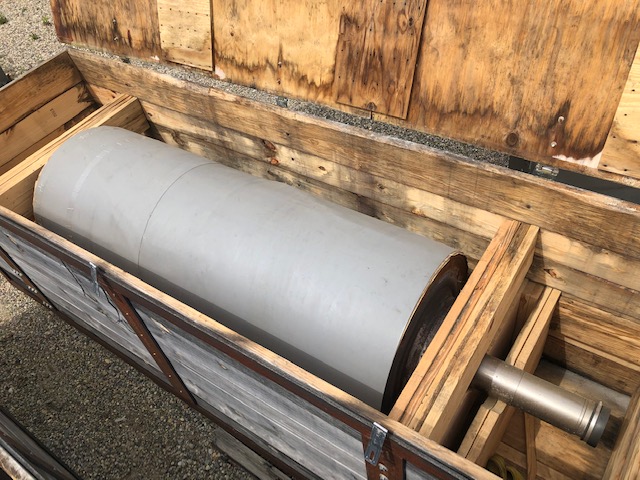 Schkopau, Bare Middle Cooling Roll for PV Film Line, 36" O.D. x 92" Face Size - Image 3