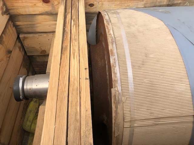 Schkopau, Bare Middle Cooling Roll for PV Film Line, 36" O.D. x 92" Face Size - Image 8