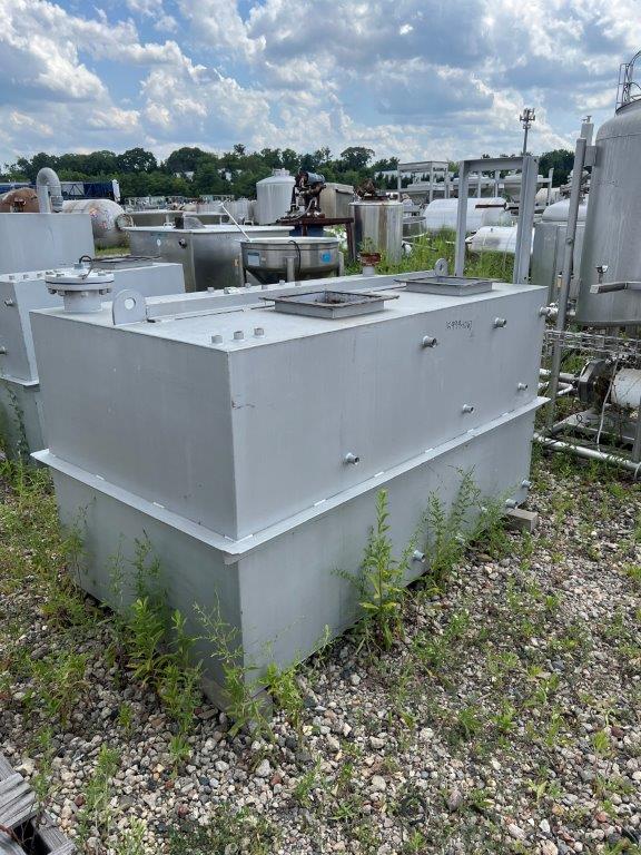 130 gallon Stainless Steel Tank, 40" diameter x 24" Straight Side, Flat Top, Cone Bottom - Image 8