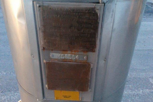 20 gallon Stainless Steel Vertical Tank, 13" diameter x 4' 3" Straight Side, Bolted Flat Top, Dish Bottom - Image 3