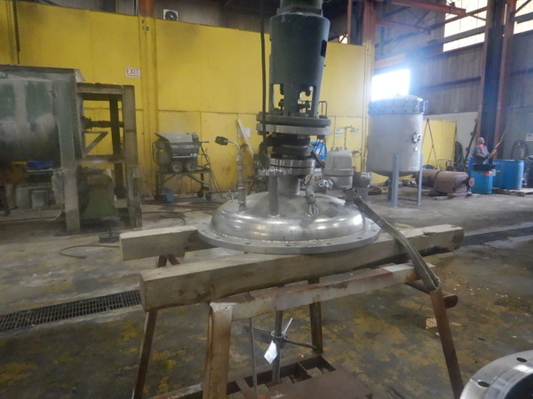 50 gallon American Alloy, Stainless Steel Mix Tank, 24" diameter x 24" Straight Side, 1 HP Lightnin Agitator - Image 8