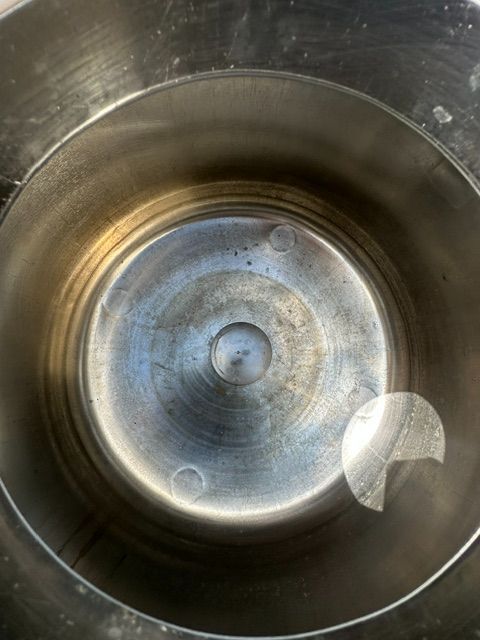 90 gallon Alloy Products, Stainless Steel Vertical Tank, 24" diameter x 12' Straight Side, 75 psi @ 300°F - Image 4