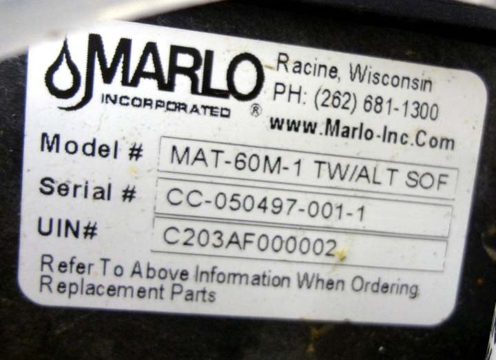 Marlo #MAT-60M-1, Twin Alternating Water Softener System, 50/60 kg capacity, 3/4" Valve Size, 16 GPM Flow - Image 7