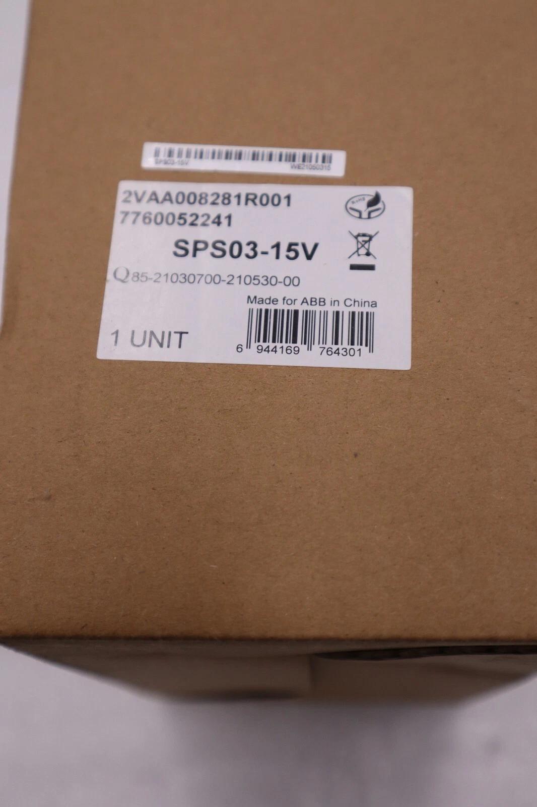 New open box abb sps03-15v 2vaa008281r001 power module stock 807-c - Image 1