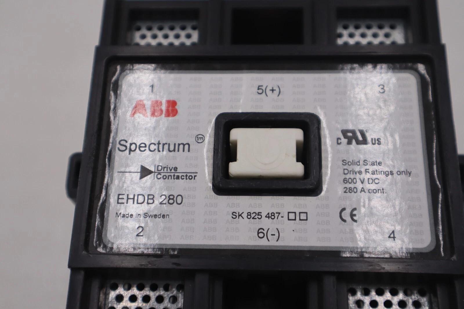 ABB EHDB280 Spectrum Drive Contactor 600VDC NEW NO BOX 5571A - Image 2
