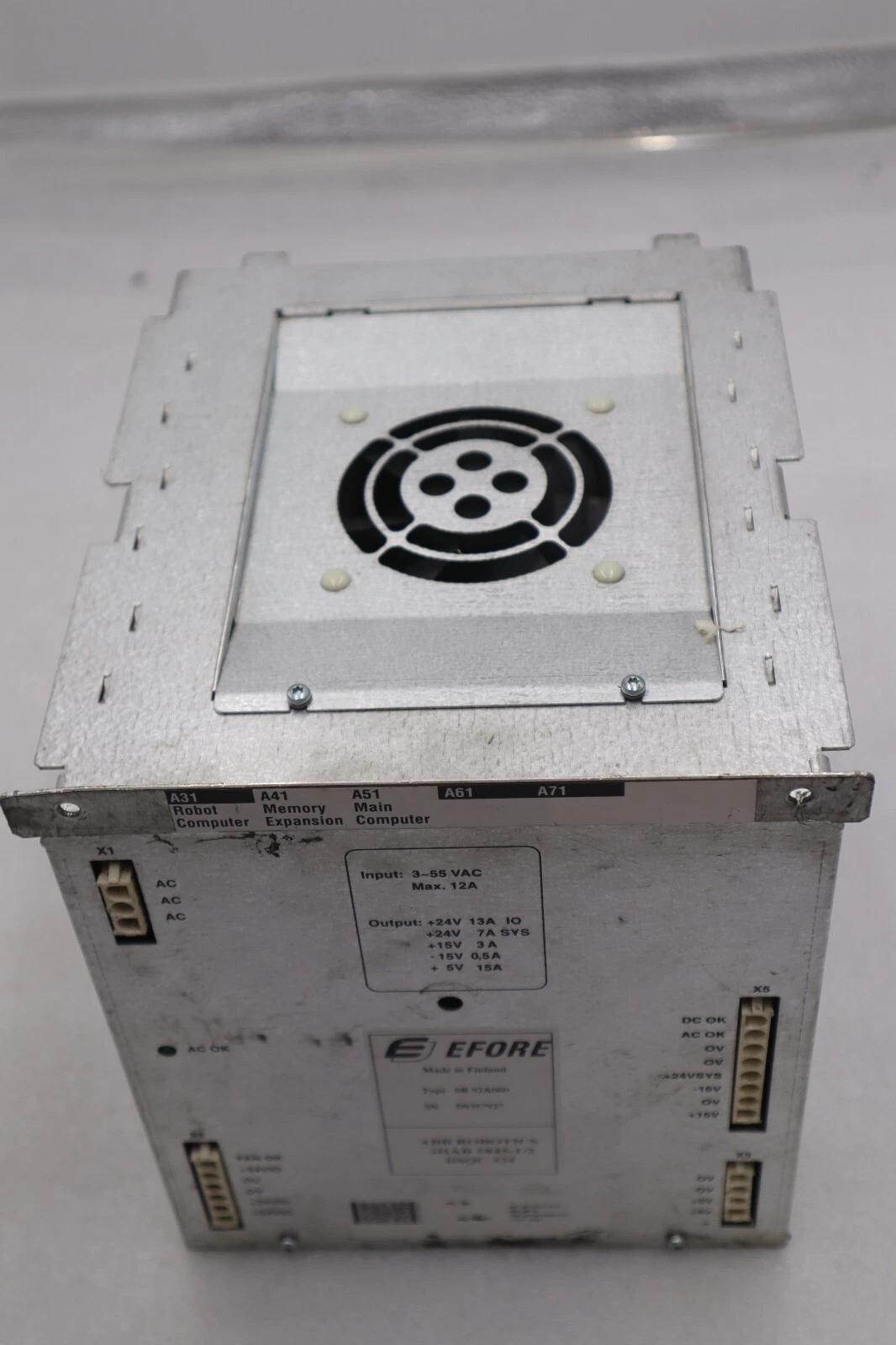 Efore ABB SR92A060 Power Supply Module 3HAB 5845-1/2 STOCK 3191 - Image 1