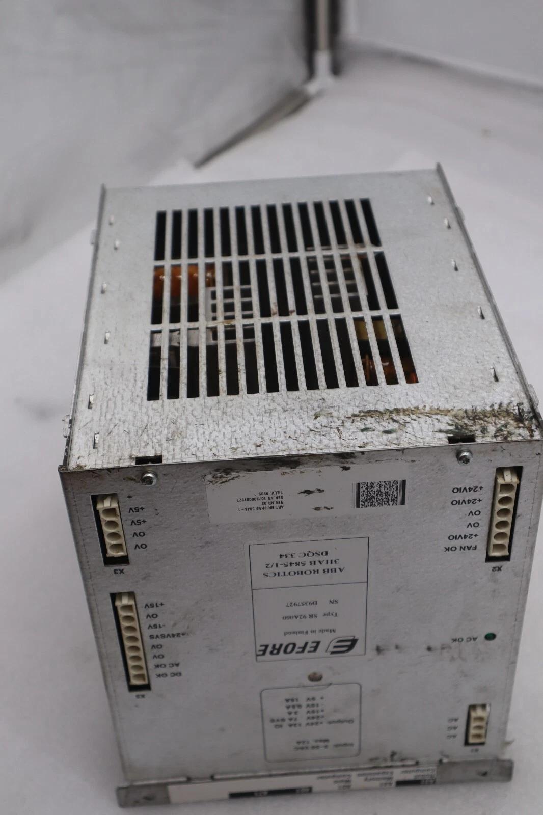 Efore ABB SR92A060 Power Supply Module 3HAB 5845-1/2 STOCK 3191 - Image 6