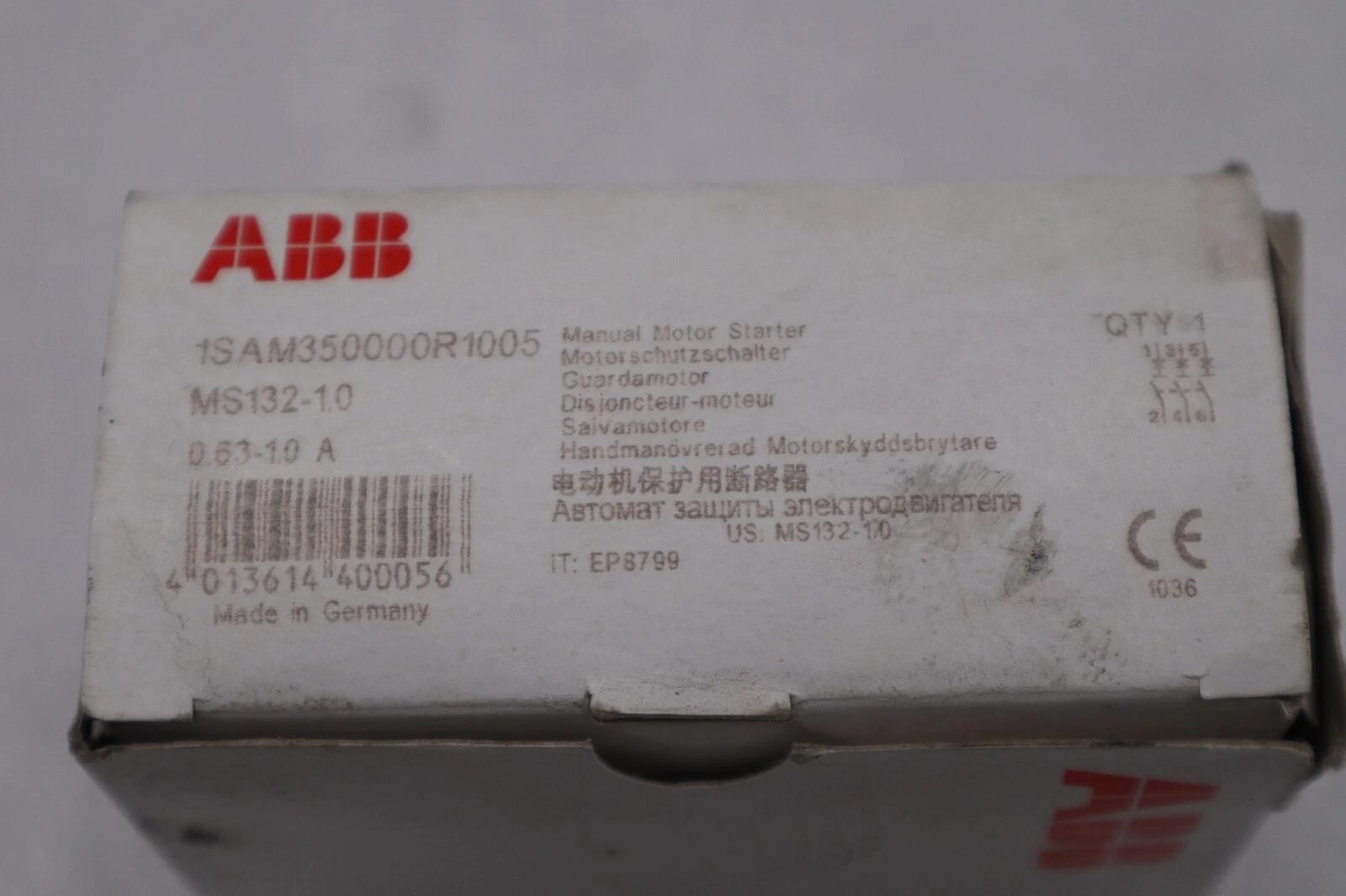 ABB 1SAM350000R1005 Manual Motor Starter NEW IN BOX (13 AVAILABLE) STOCK H802 - Image 1