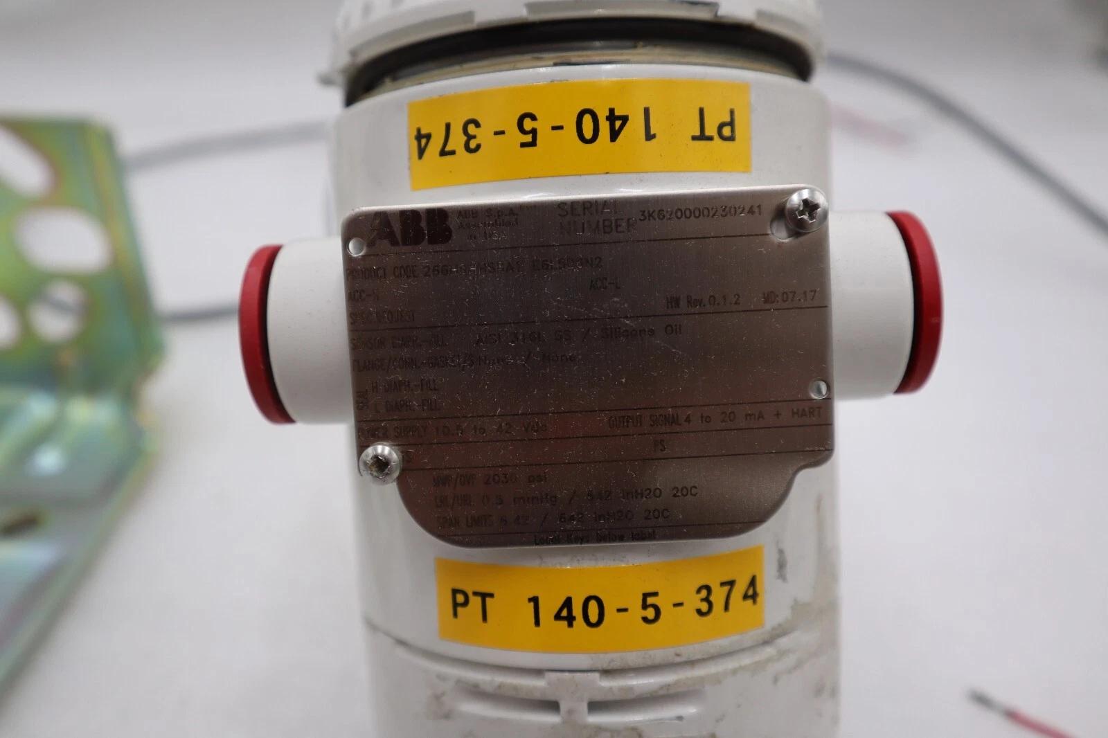 ABB 2600T 266HSHHSBA1 E6L5B6L2 Pressure Transmitter STOCK 5886 - Image 6