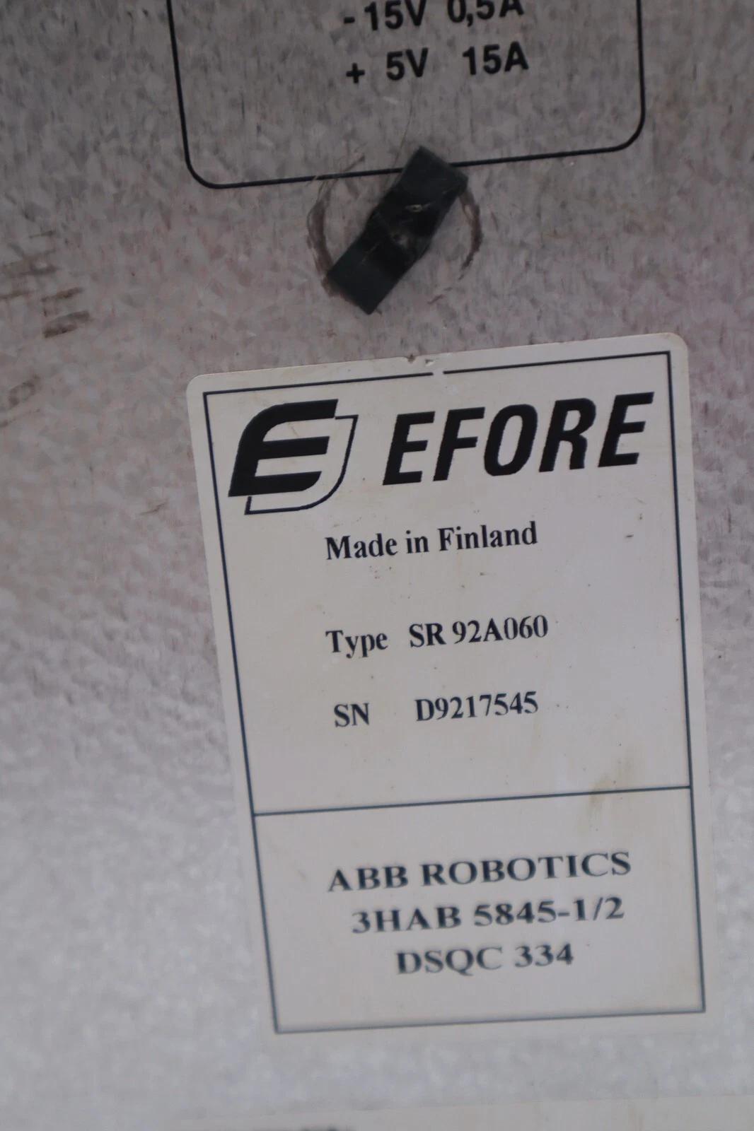 Efore ABB SR92A060 Power Supply Module 3HAB 5845-1/2 STOCK 3196 - Image 2