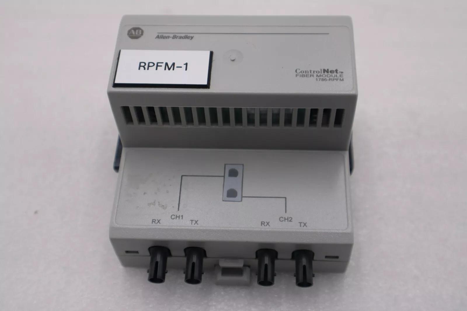 Allen-Bradley Bradley 1786-RPFM ControlNet Communication Fiber Module STOCK L-546 - Image 1