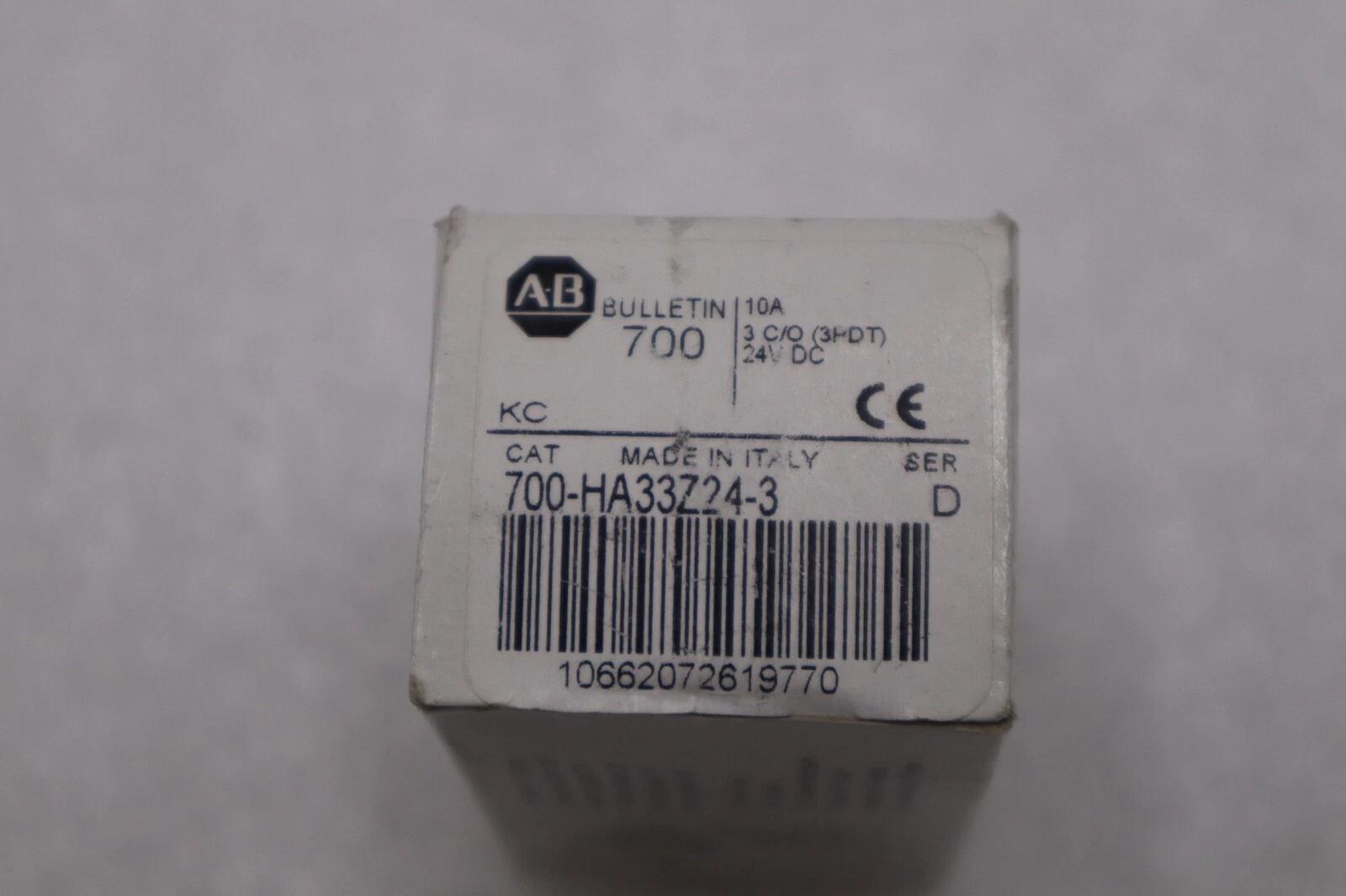 Lot of 3 - Allen-Bradley bradley 700-ha33z24-3 series d relay stock h330 - Image 2