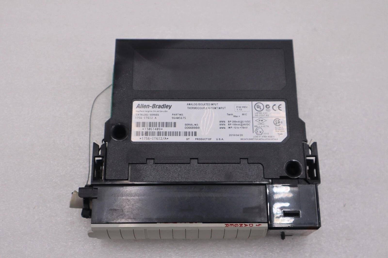 Allen-Bradley Bradley 1756-IT6I2 Ser A ControlLogix 6-Channel Analog Input Module #H124A - Image 2