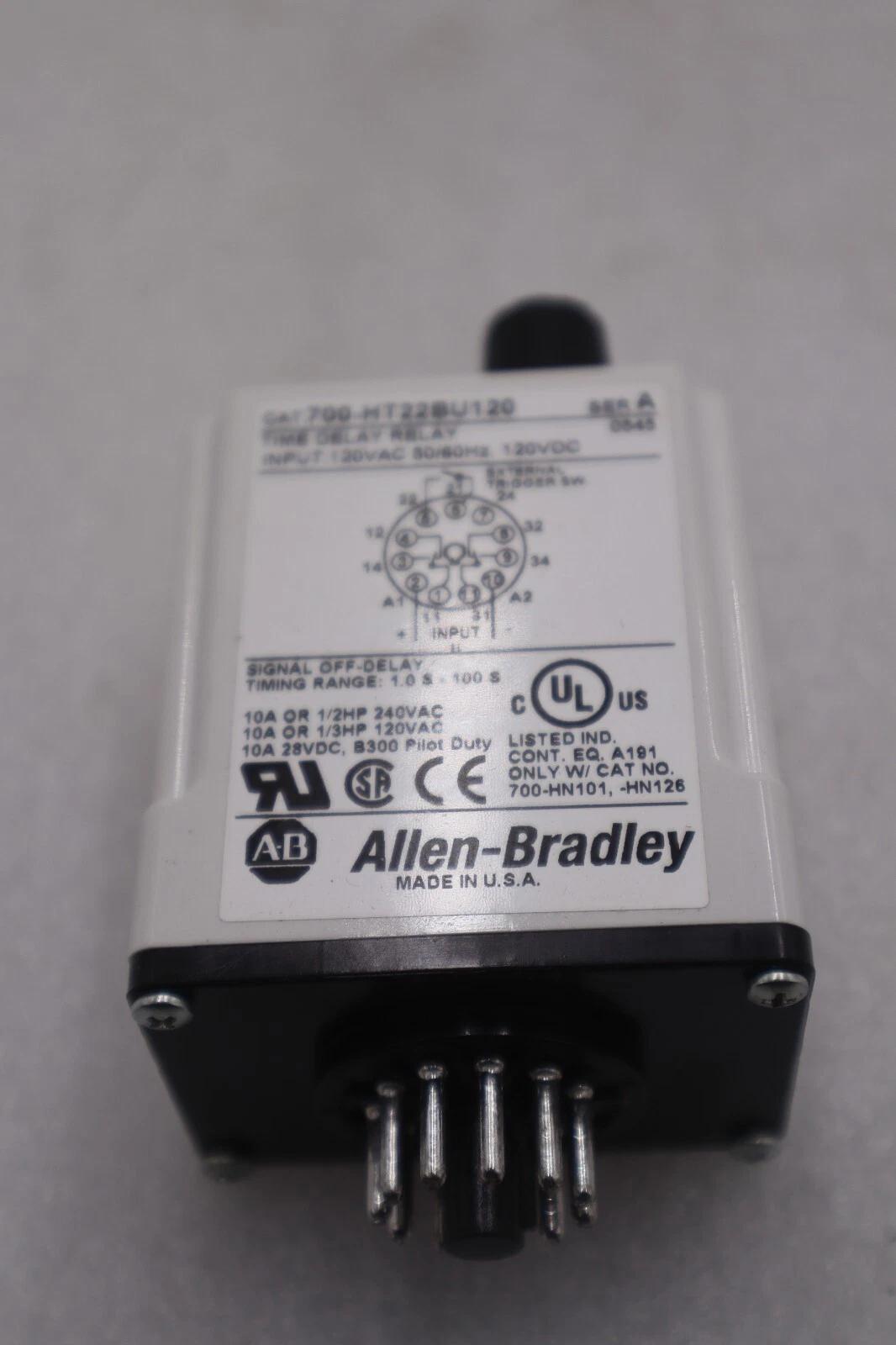 Allen-Bradley bradley 700-ht22a1 ser. a time delay relay 120vac new stock k-3178 - Image 2