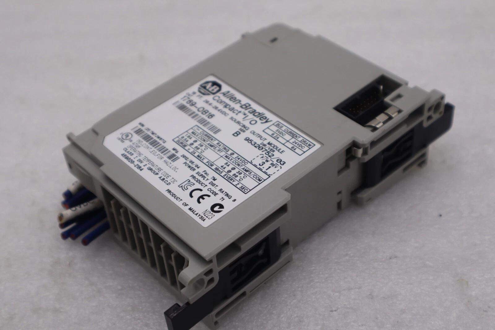 Allen-Bradley 1769-OB16 SER B F/W REV 3.1 Compact I/O Module #B-1340 - Image 3