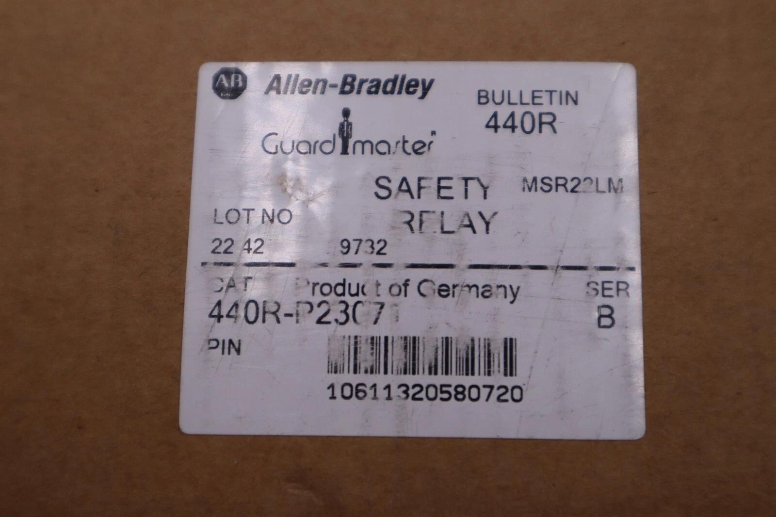 Allen-Bradley 440R-P23071 Safety Relay MSR22LM 24VDC NEW IN BOX STOCK H526A - Image 4