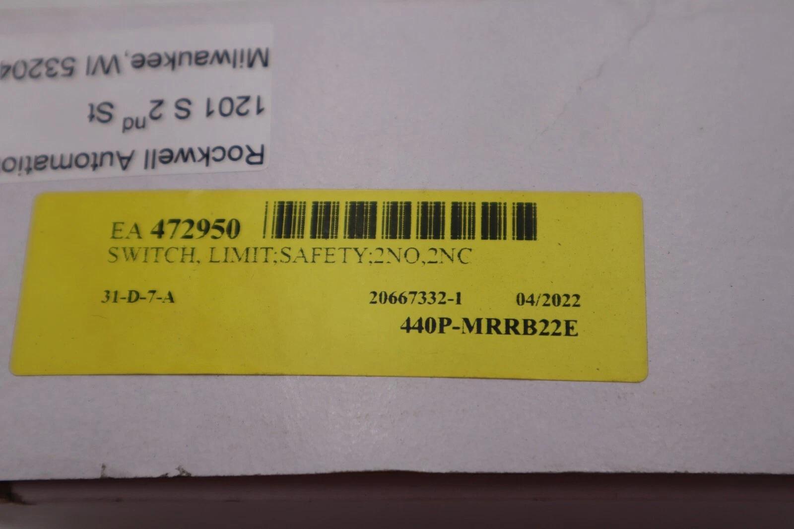 Allen-bradley 440p-mrrb22e limit switch ser a stock #k-2268 - Image 6
