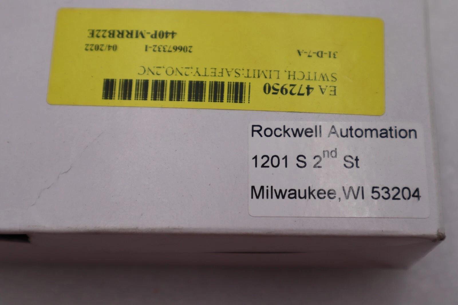 Allen-bradley 440p-mrrb22e limit switch ser a stock #k-2268 - Image 7