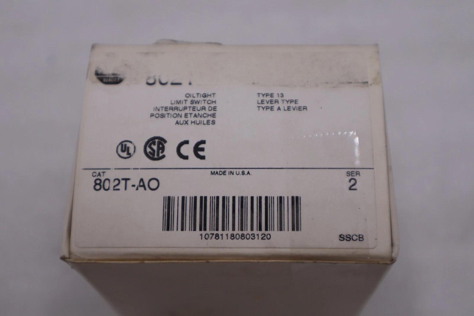 Allen-Bradley 802T-AO 802T-A0 Rotary Gear Limit Switch NEW IN BOX STOCK H657A - Image 1