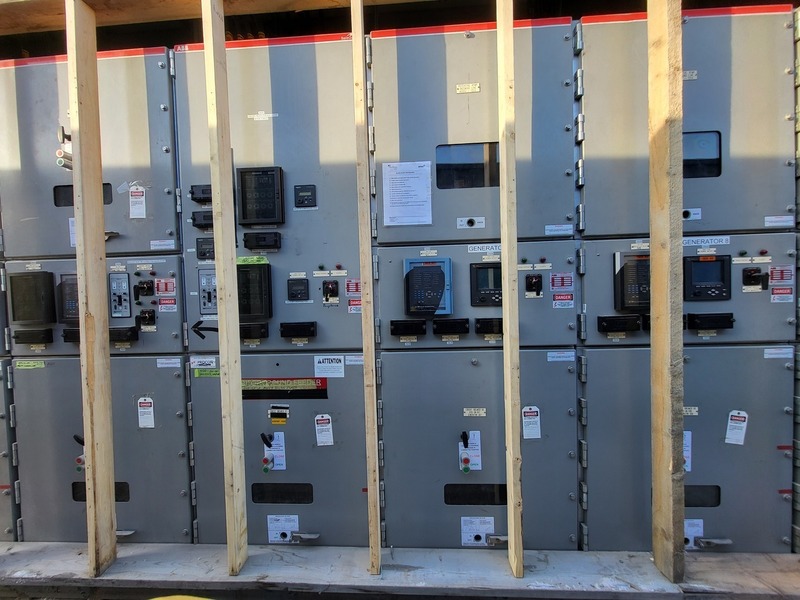 Switchgear for generator set package enclosure with cable ties - Image 5
