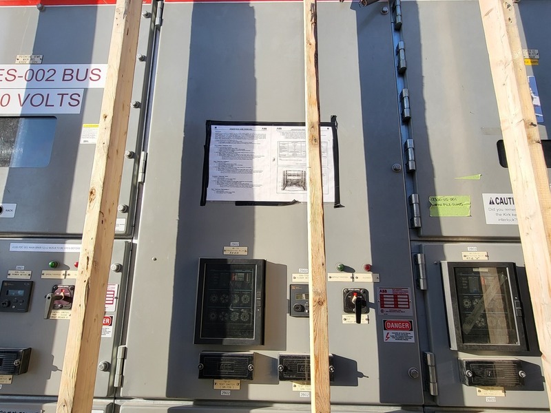 Switchgear for generator set package enclosure with cable ties - Image 10
