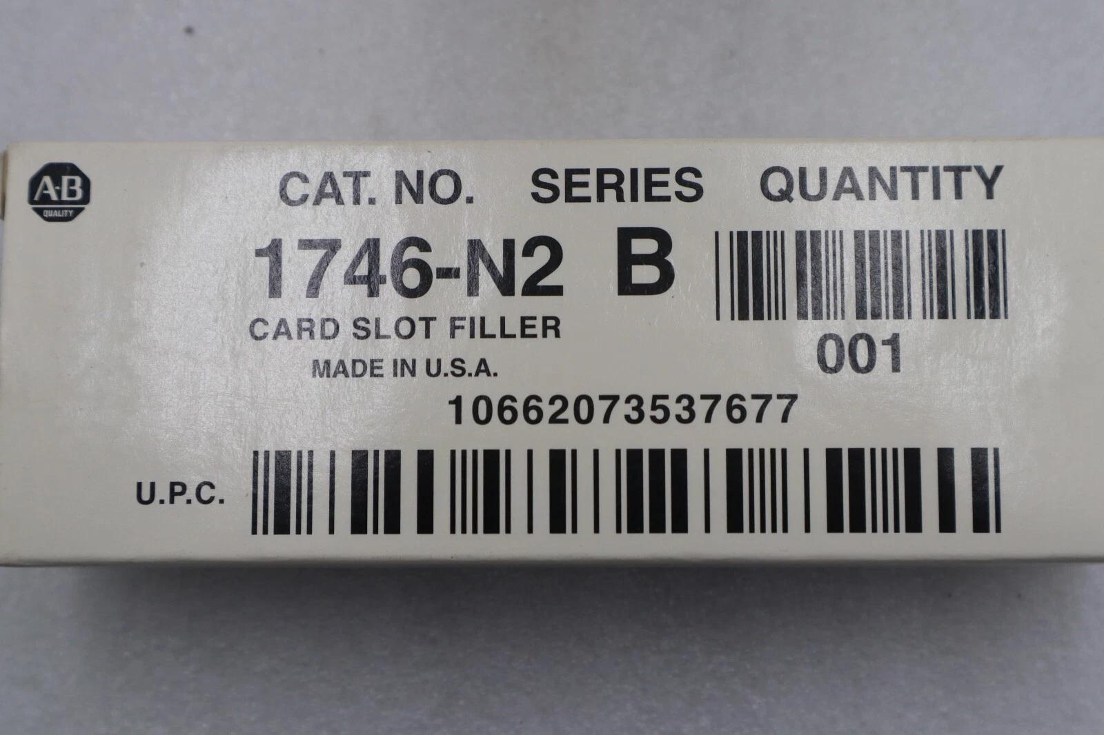 New in box Allen-Bradley bradley 1746-n2 ser b module slot filler (lot of 11) stk k-064a - Image 3