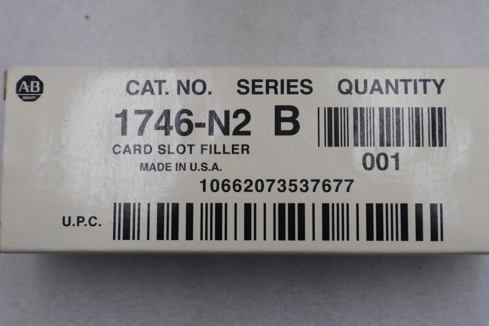 New in box Allen-Bradley bradley 1746-n2 ser b module slot filler (lot of 11) stk k-064a - Image 4