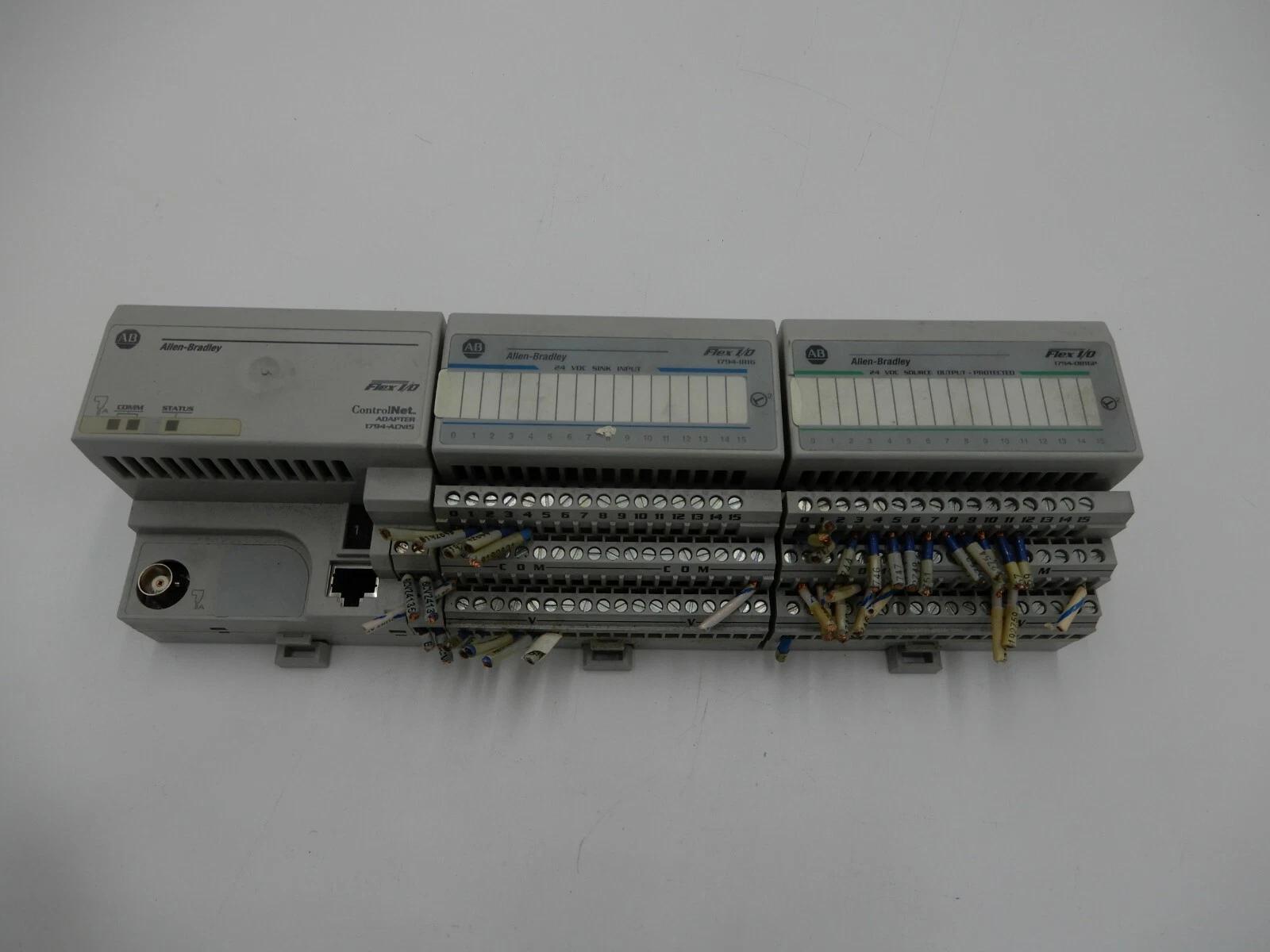 Allen-Bradley bradley plc 1794-acn15 1794-ib16 1794-ob16p stock number 372 - Image 1