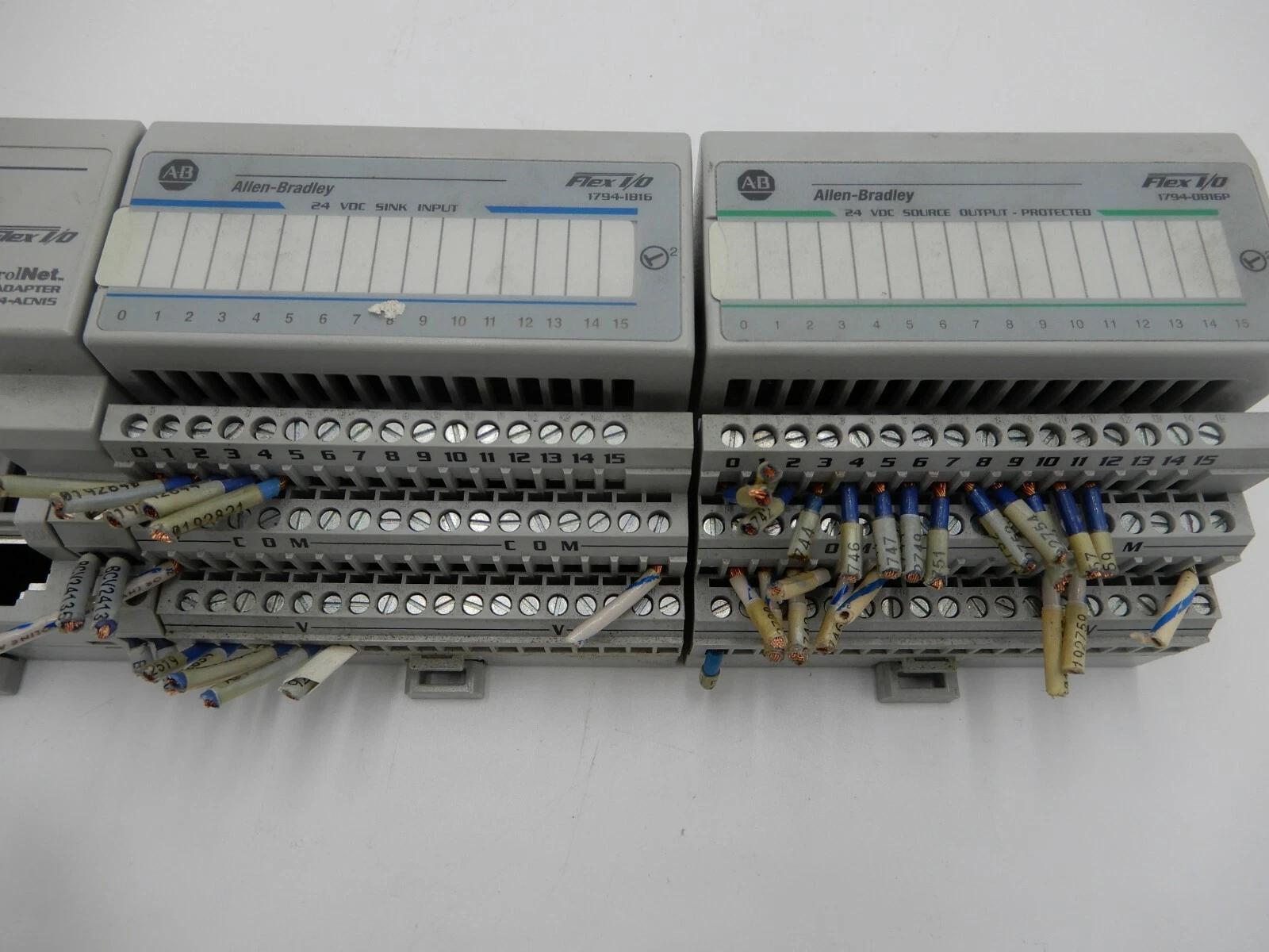 Allen-Bradley bradley plc 1794-acn15 1794-ib16 1794-ob16p stock number 372 - Image 3