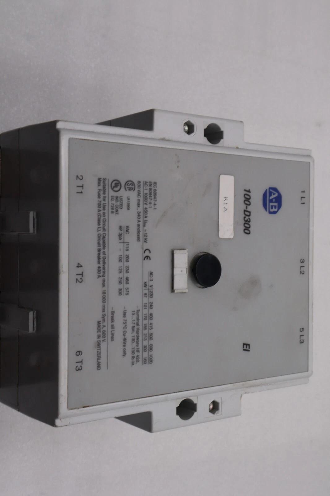 Allen-bradley 100-d300 contactor 600 vac max stock l-715 - Image 3