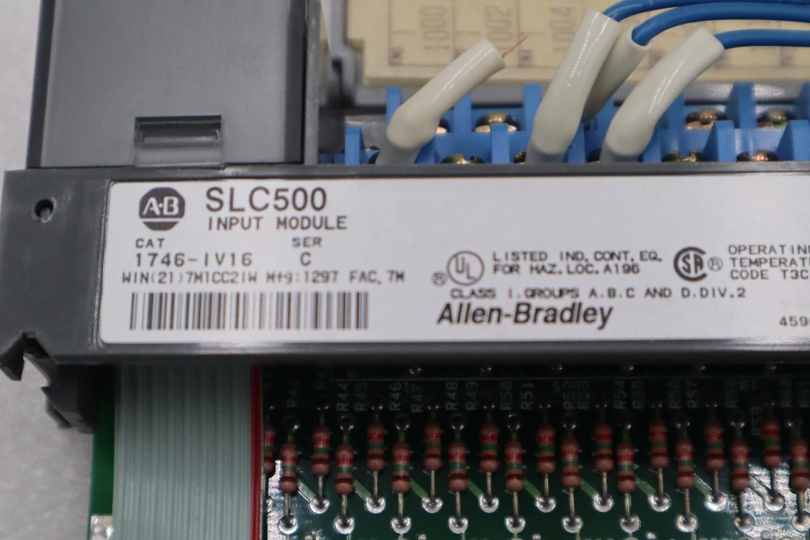 Allen-Bradley Bradley 1746-IV16 SLC 500 SER C Input Module AB STOCK K-85-D - Image 2