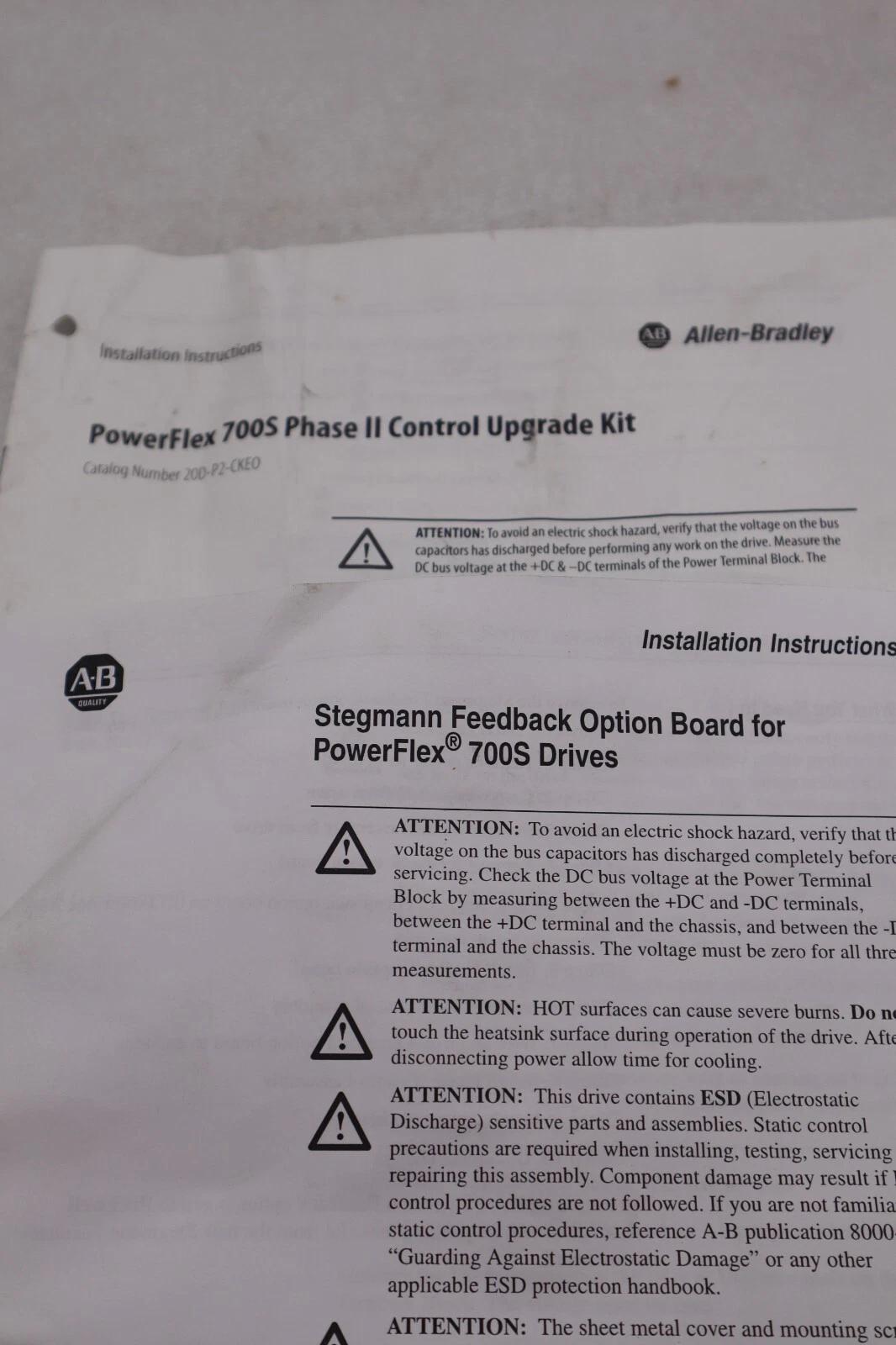 Allen-Bradley BRADLEY 20DD022A3EYNANABE Ser. A POWERFLEX 700S DRIVE 480V 15 HP STK 3517 - Image 4