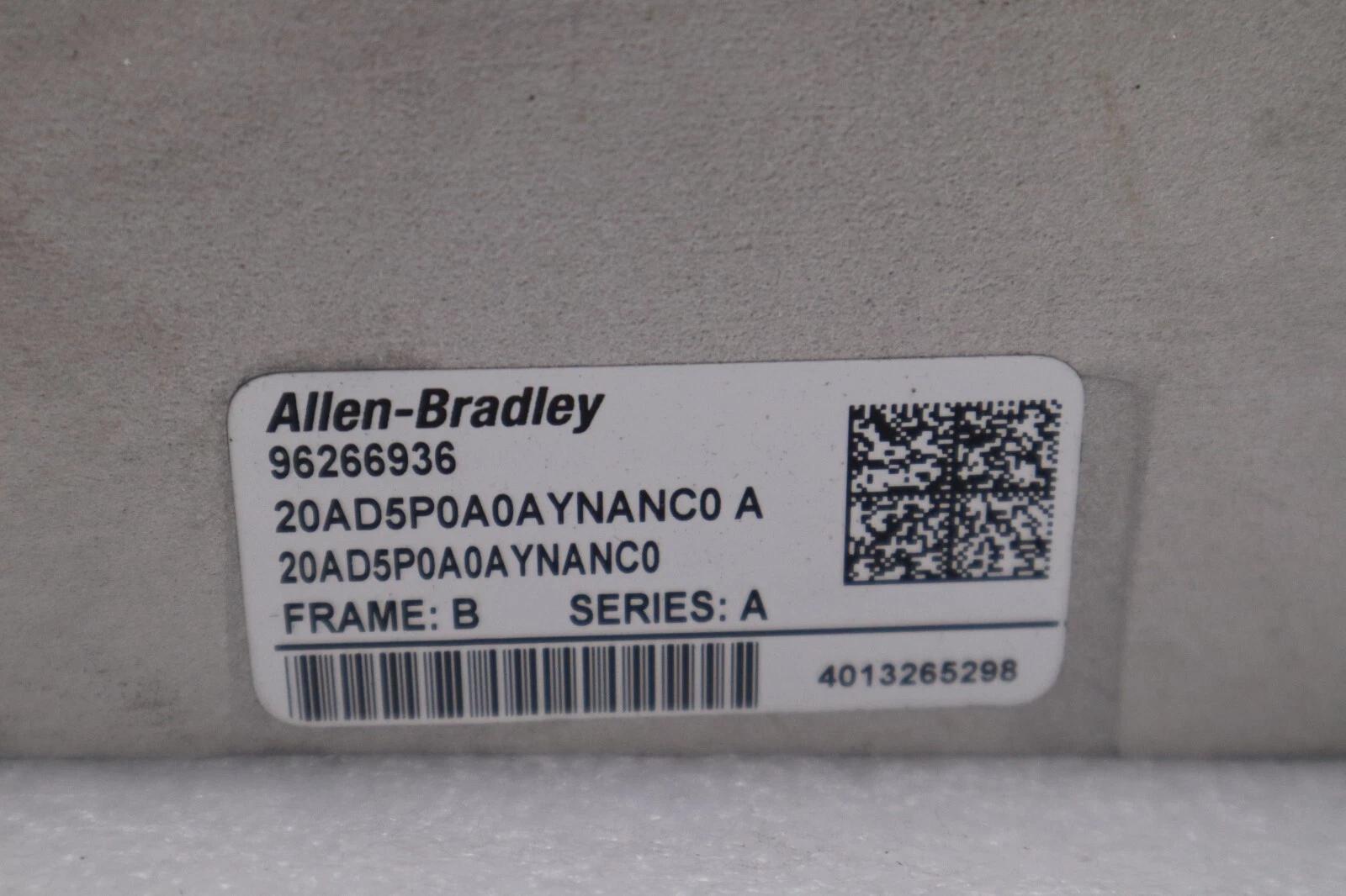 New 2022 Allen-Bradley bradley 20ad5p0a0aynanc0 powerflex 70 480 vac drive stock h121 - Image 3