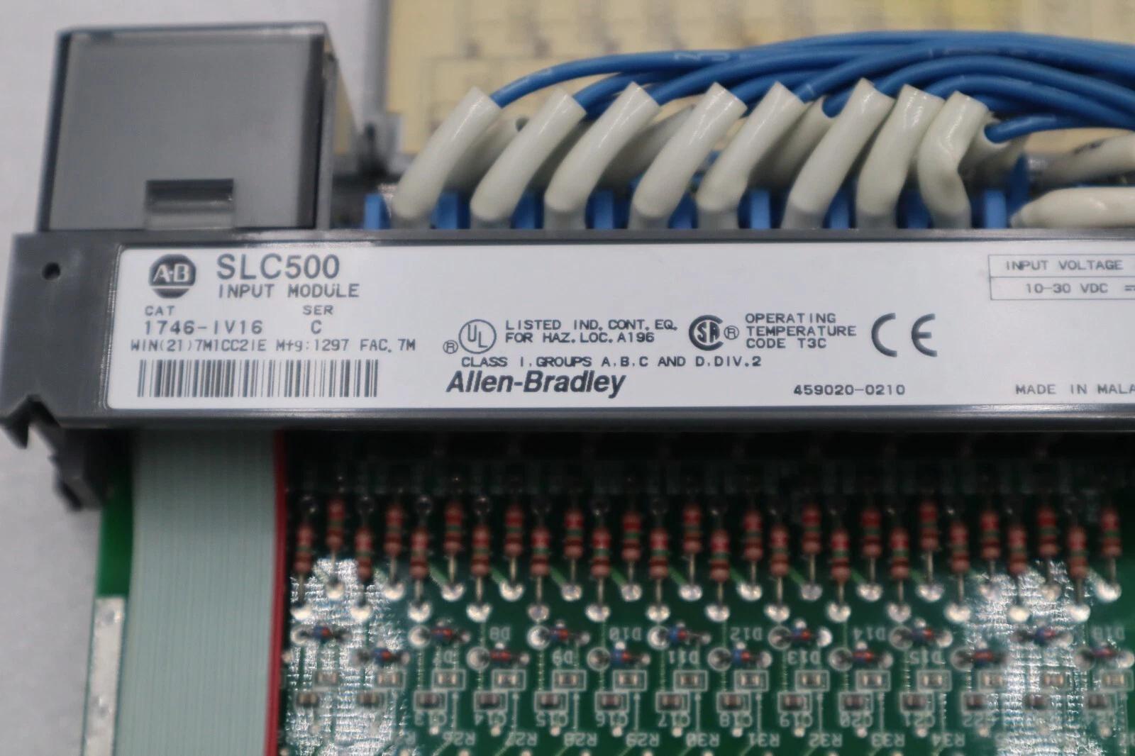 Allen-Bradley Bradley 1746-IV16 SLC 500 SER C Input Module AB STOCK K-87-D - Image 2