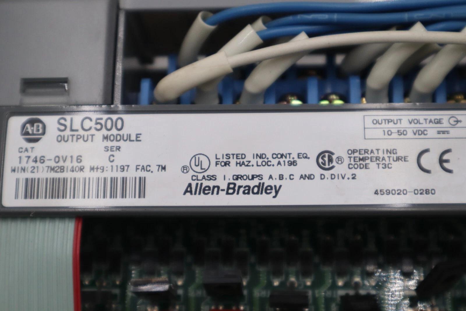 Allen-Bradley Bradley 1746-OV16 /C SLC 500 16-Point Digital Output Module STOCK K-676-C - Image 2