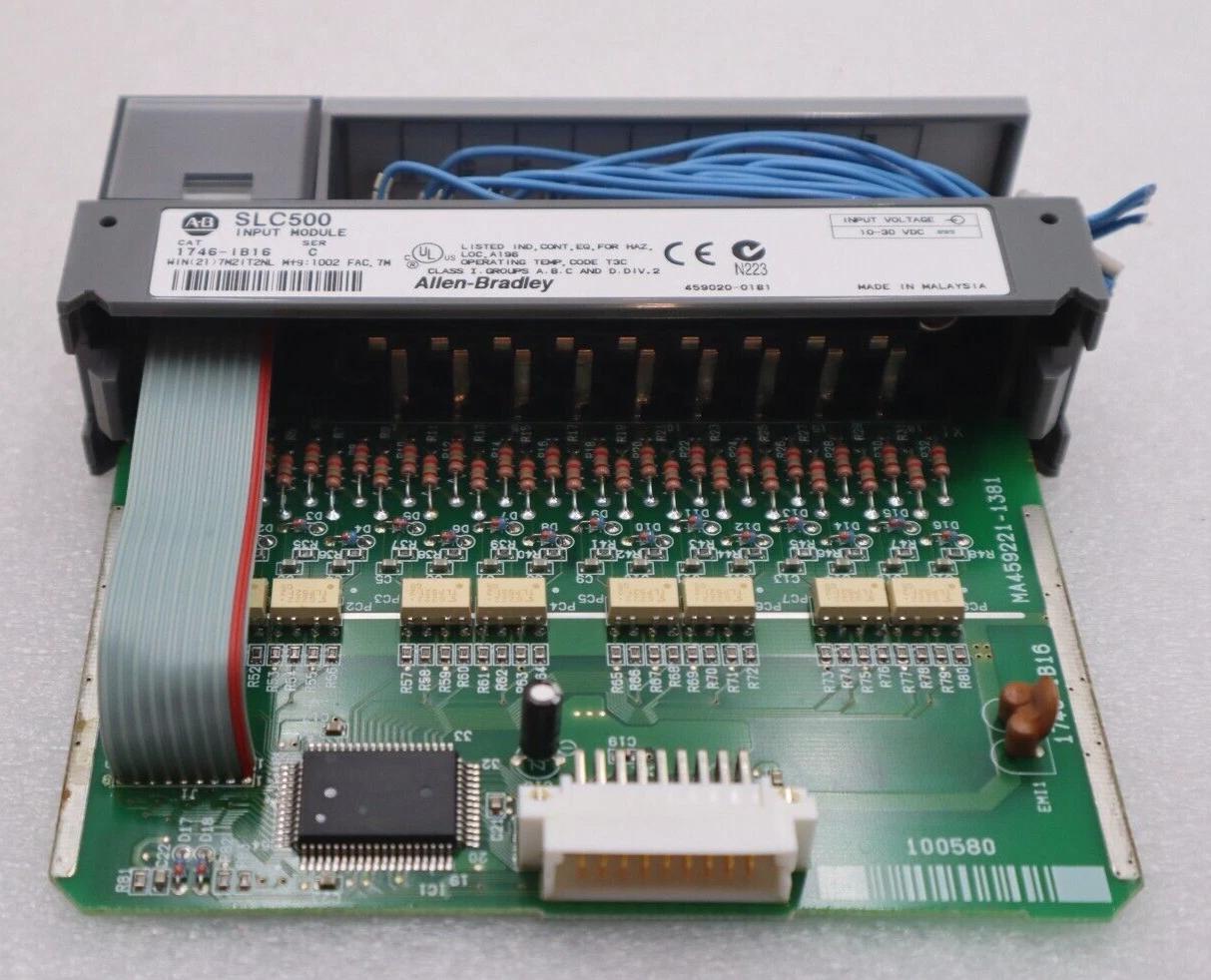 Allen-Bradley Bradley SLC500 Digital Input Module 1746-IB16 Series C 16 Point #K-1710 - Image 1