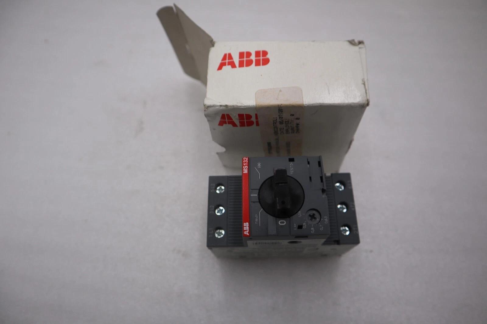 NEW OPEN BOX ABB MS132-1.0 - 1SAM350000R1005 - Manual Motor Starter STOCK H80A - Image 1