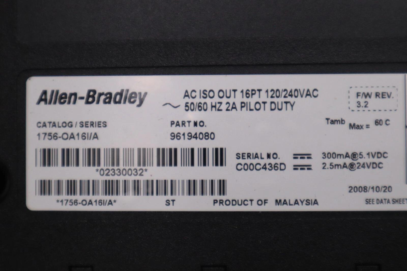 NEW OPEN BOX Allen-Bradley Allen-Bradley 1756-OW16I ControlLogix Relay Module STK K-1230-A - Image 3