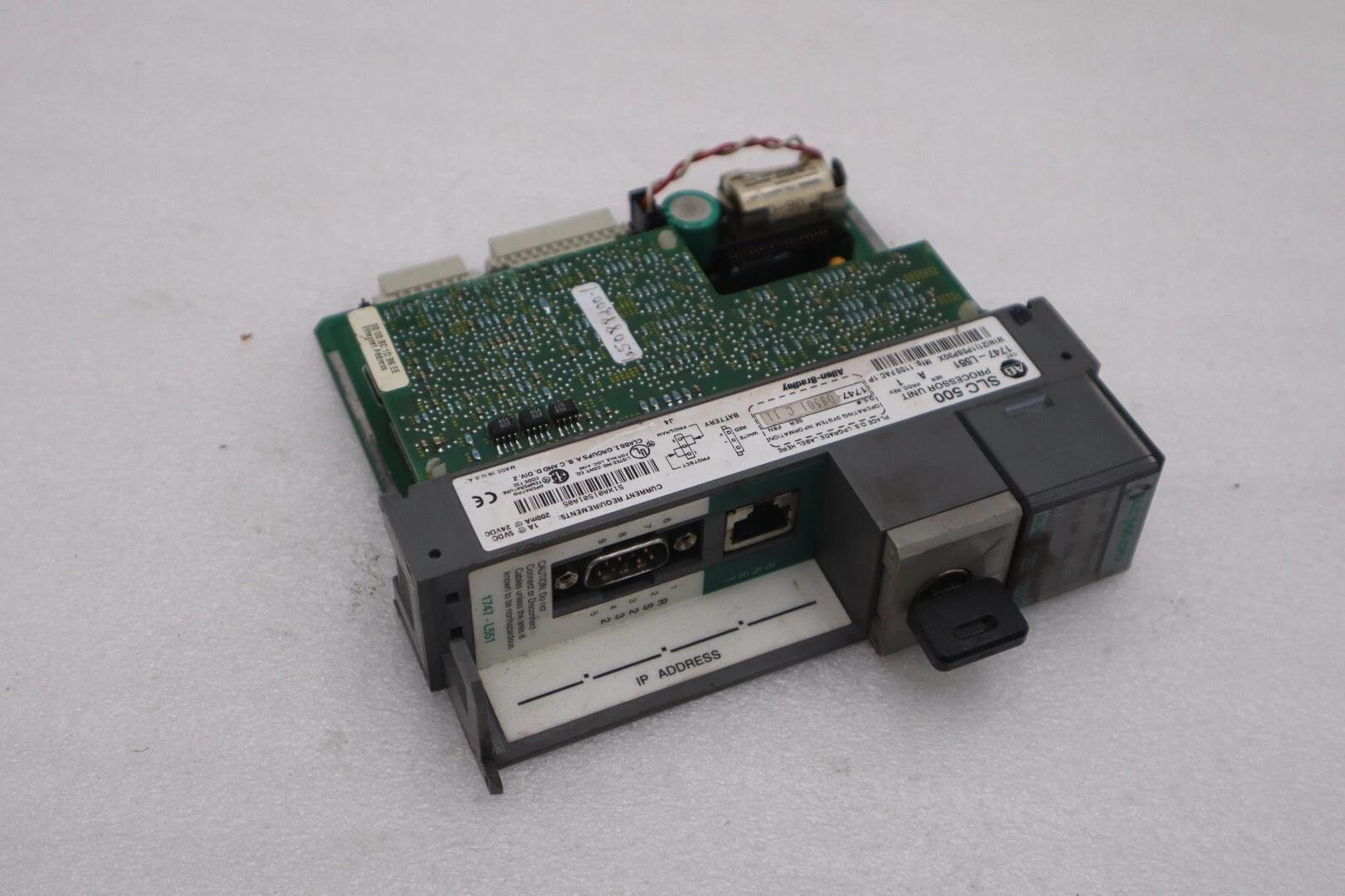 Allen-Bradley Bradley 1747-L551 /A SLC 500 SLC 5/05 CPU Controller Ethernet STOCK 838C - Image 2