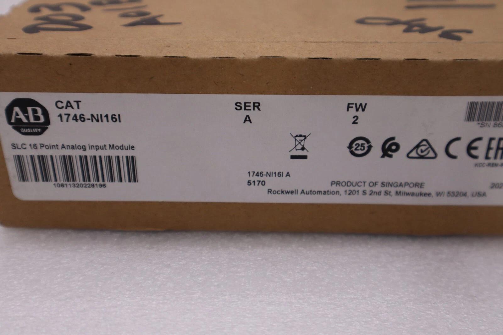 New Allen-Bradley BRADLEY 1746-NI16I SER A SLC 500 16 Point Analog Input Module #H51A - Image 3