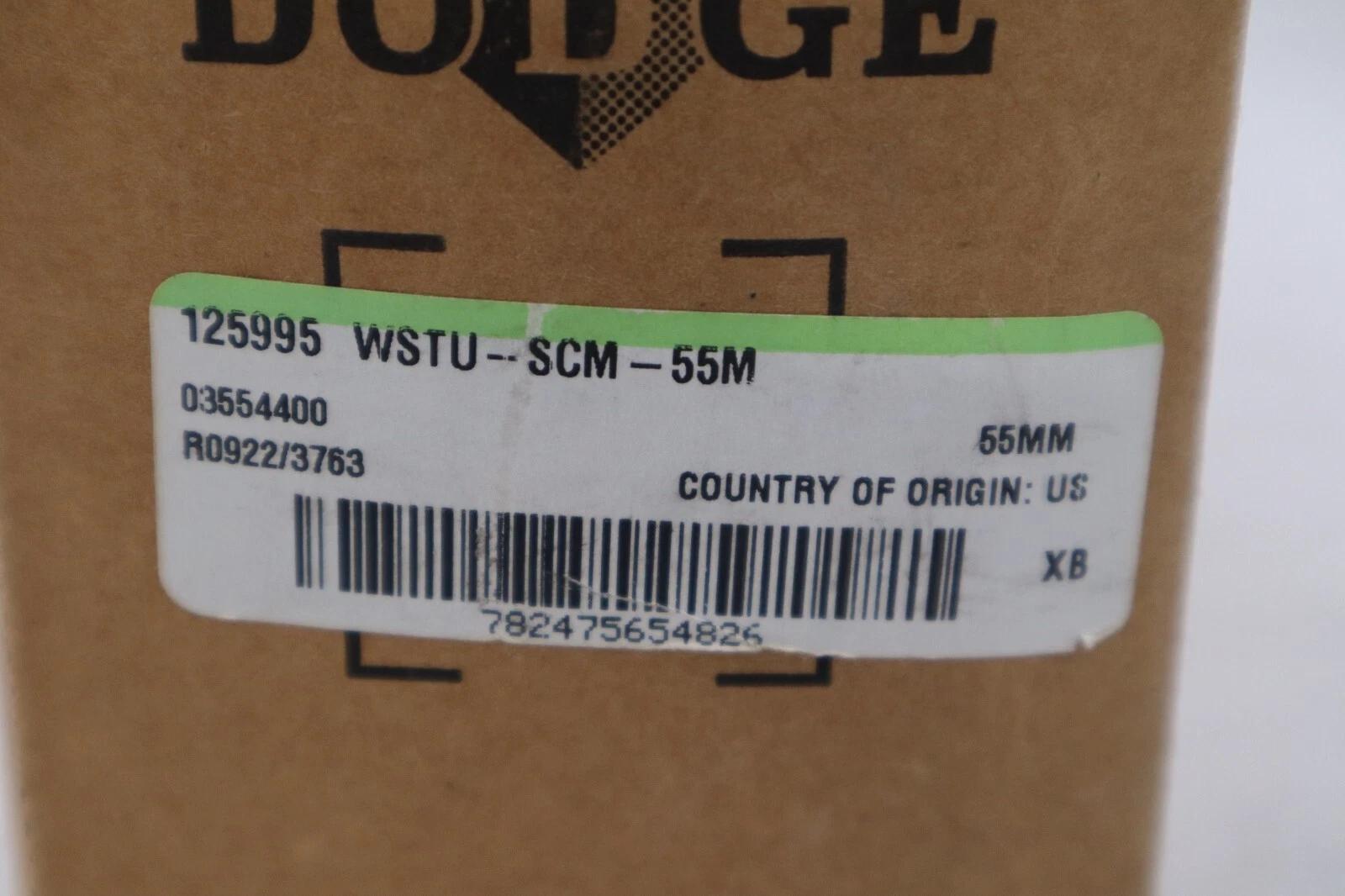 New dodge wstu-scm-55m standard ball bearing housing 125995 #h71a - Image 2