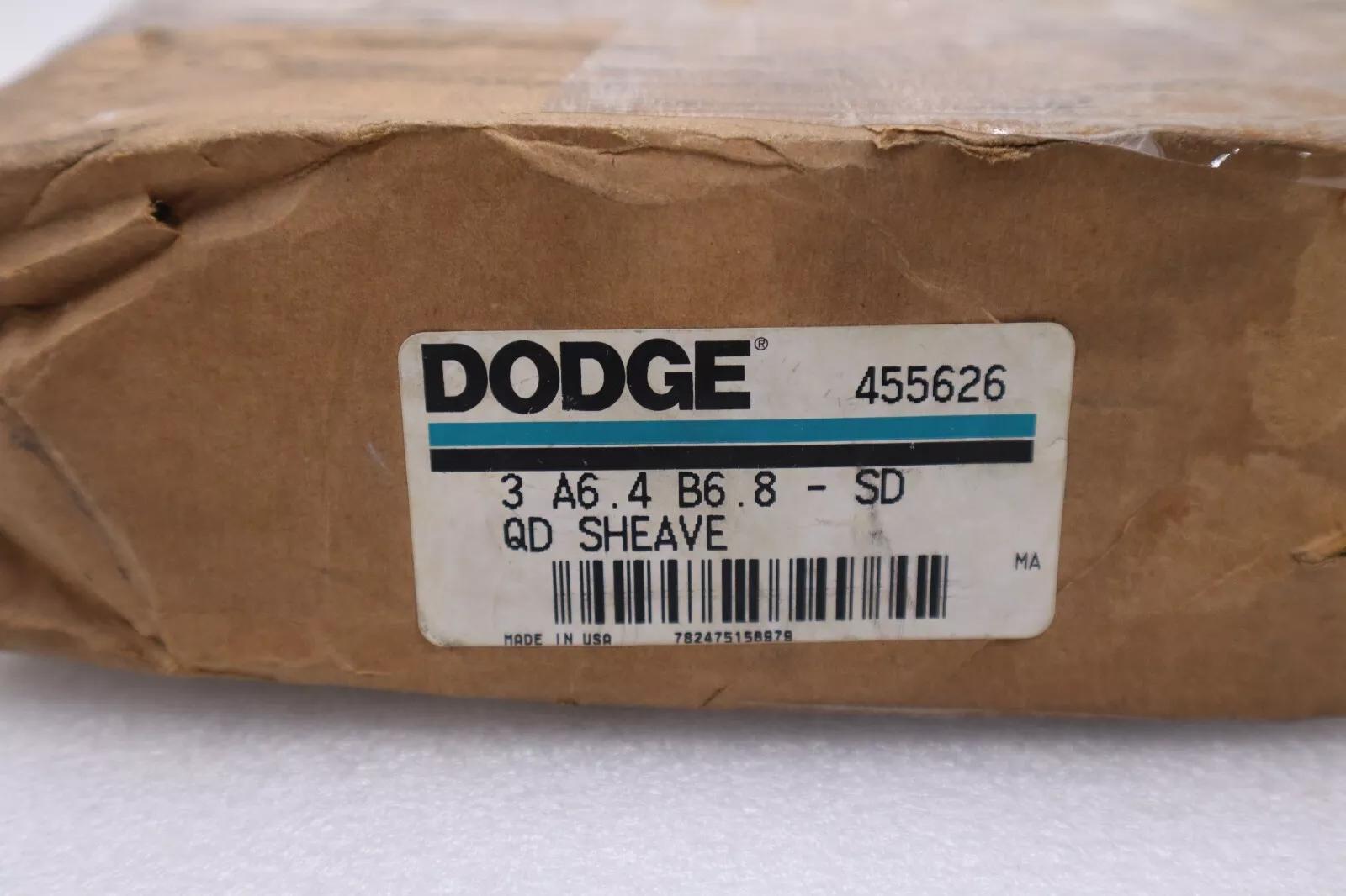 Dodge 455626 Sheave 3A6.4B6.8-SD STOCK 2961C - Image 1
