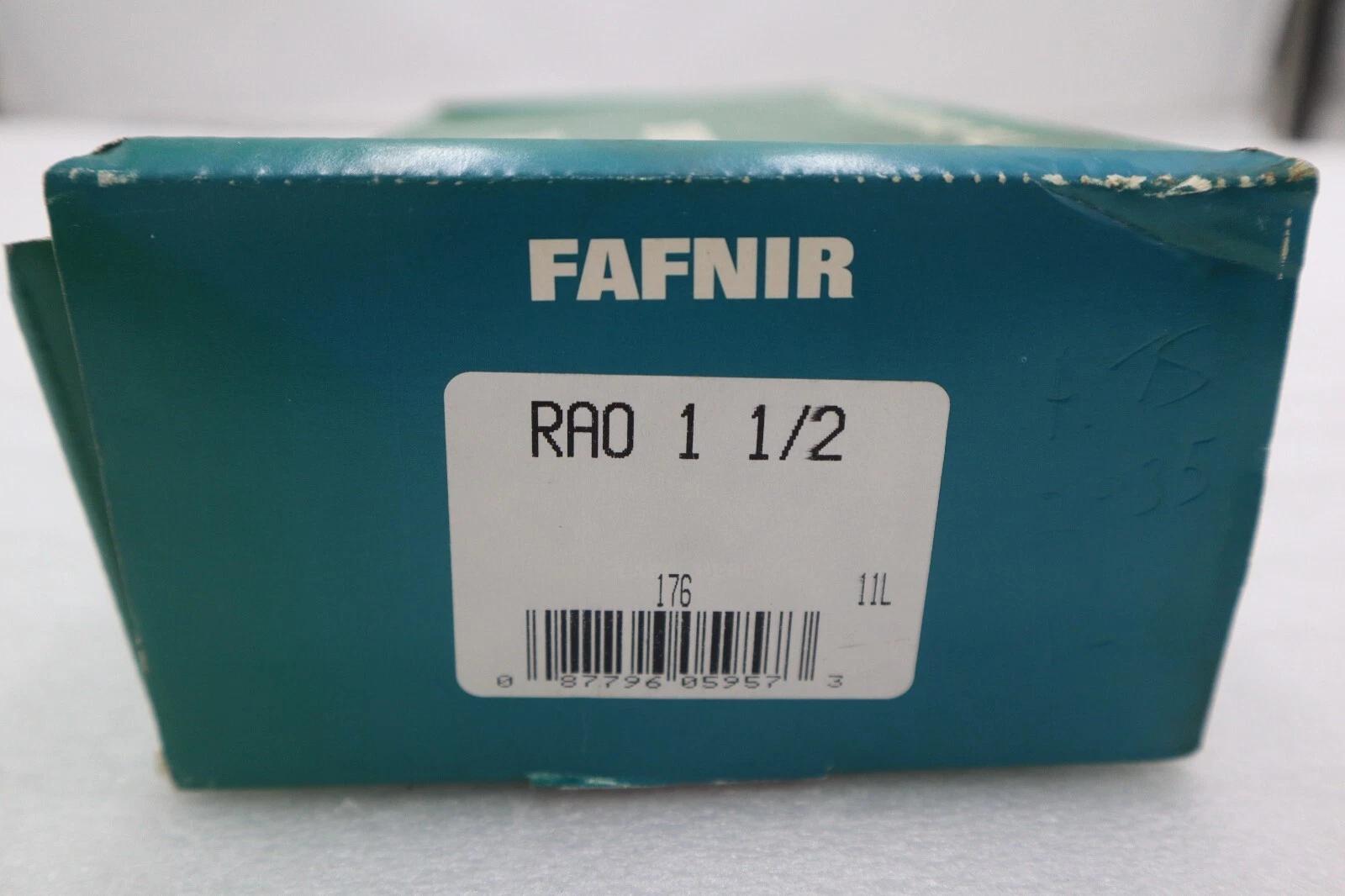 NEW OPEN BOX Fafnir RAO1 1/2 Pillow Block Bearing 2 Bolt Base 1-1/2" Bore 2030-A - Image 1