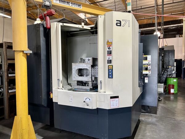 Makino #A71, CNC horizontal machining center, Super Geometric Intelligence, 28.7" X, 28.7" Y, 31.5" Z, 10000 - Image 2