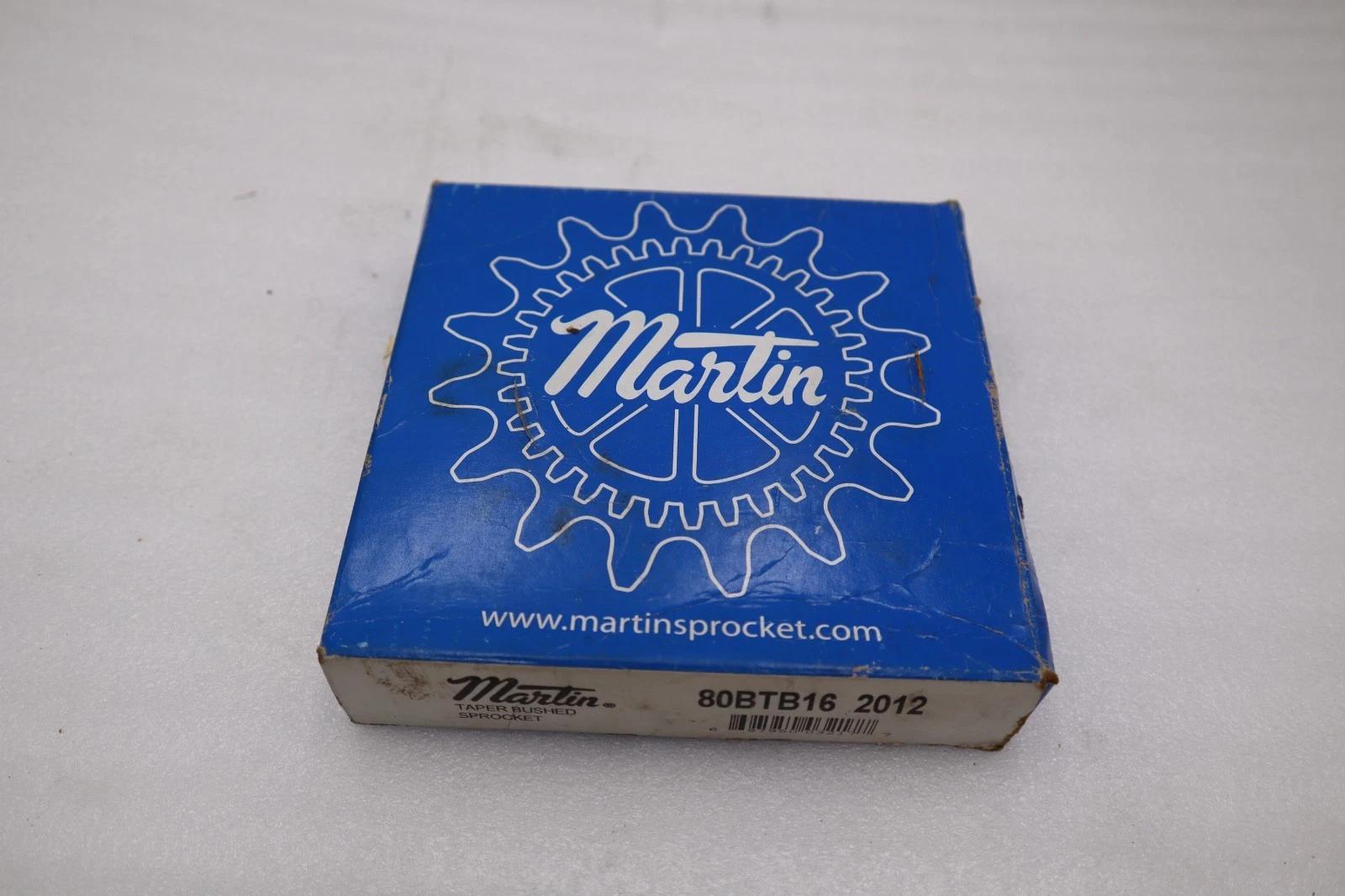 New martin 80btb16 2012 taper bushed sprocket stock h339a - Image 1