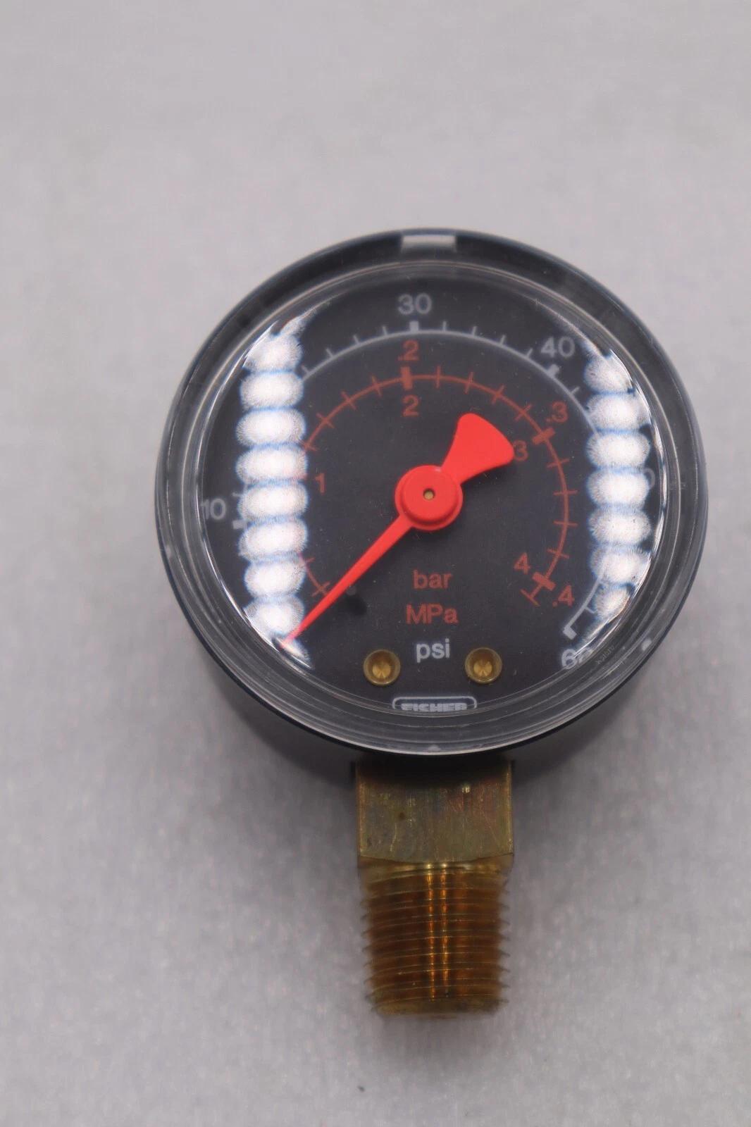 NEW OPEN BOX FISHER 11B8580X022 60PSI PRESSURE GAUGE STOCK K-3382 - Image 2
