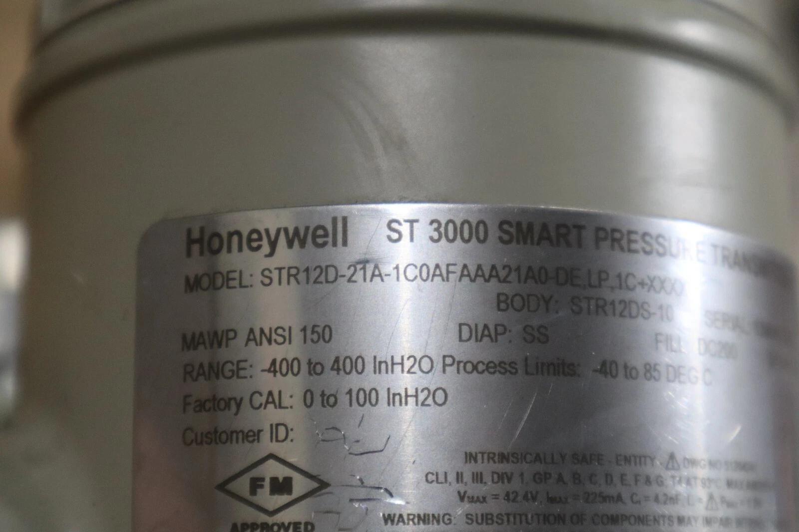HONEYWELL ST3000 ST 3000 SMART PRESSURE TRANSMITTER STR12D-21A NEW UNIT #G701 - Image 4