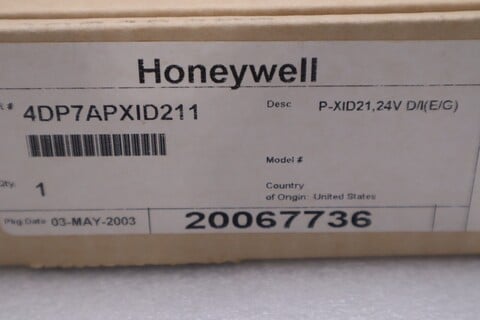 Honeywell #4d7apxid-211 / 4d7apxid211 rev c board new in box stock g625 - Image 1
