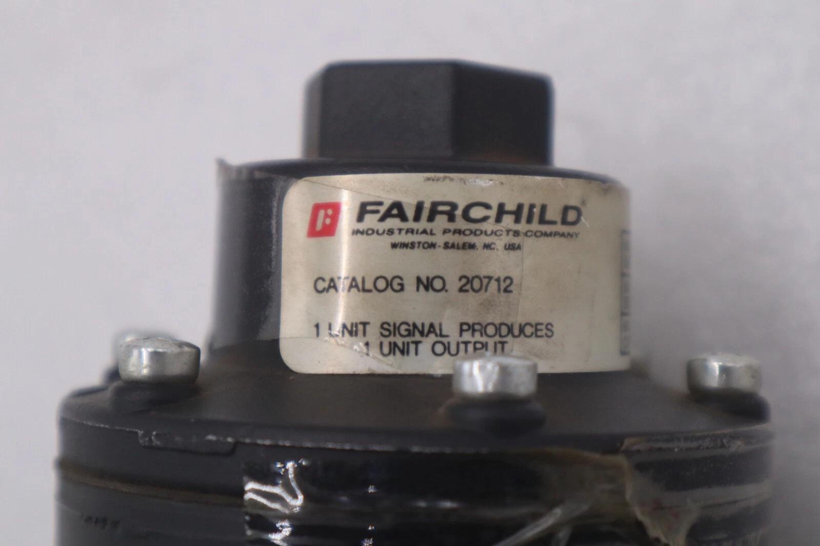 FAIRCHILD 20712 AIR VOLUME BOOSTER STOCK #K-3708 - Image 2