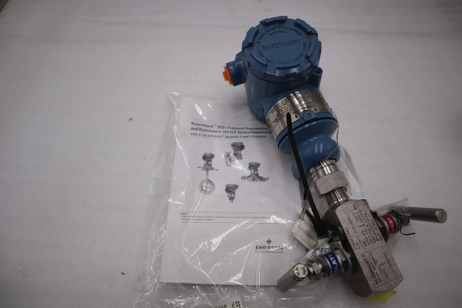Rosemount 3051t / 3051tg2a2b21as5k5 new transmitter w/ c30612-2126-0000 #g379a - Image 1